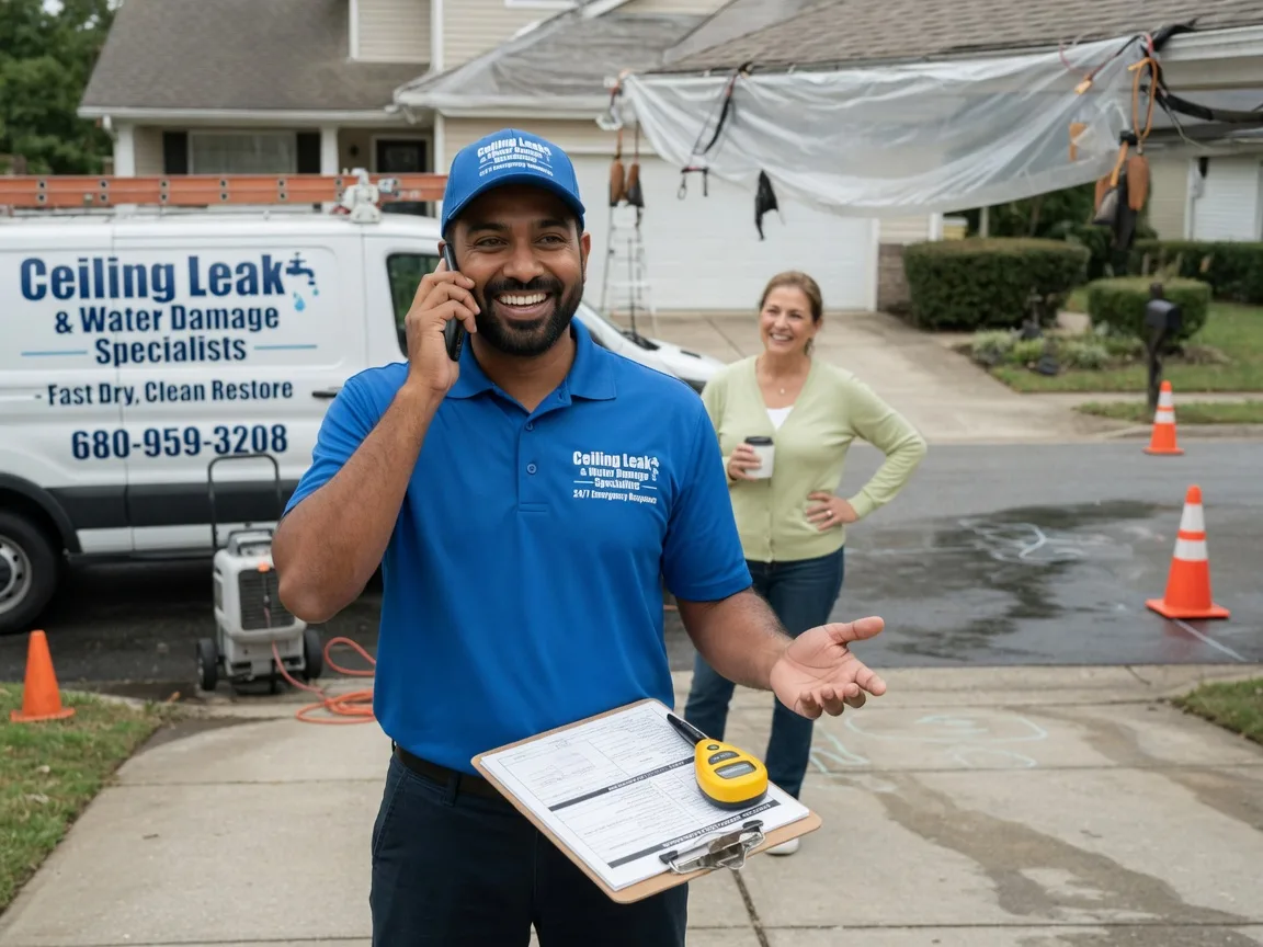 Ceiling Leak Cleanup Savanna, OK FAQs